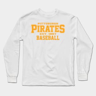 Pirates Pittsburgh Baseball Long Sleeve T-Shirt